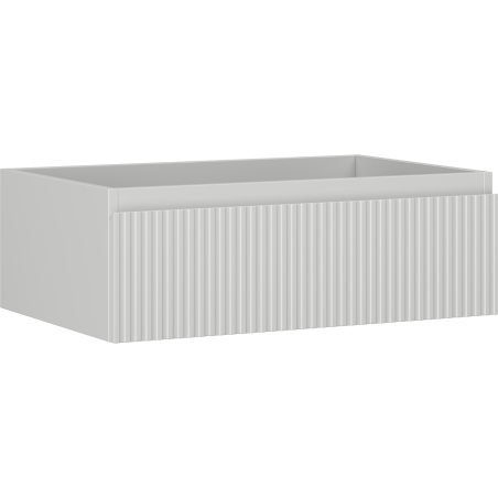 Mexen Rivel dulap de baie sub lavoar 70 cm, 1 sertar, striat, gri mat - 91A20-07023-1-BF62
