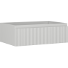 Mexen Rivel dulap de baie sub lavoar 70 cm, 1 sertar, striat, gri mat - 91A20-07023-1-BF62
