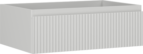 Mexen Rivel dulap de baie cu montare sub chiuvetă 70 cm, 1 sertar, striat, gri mat - 91A20-07023-1-BF62