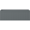 Mexen Rivel dulap baie pentru chiuvetă 70 cm, 1 sertar, riflat, grafit mat - 91A20-07023-1-BF66