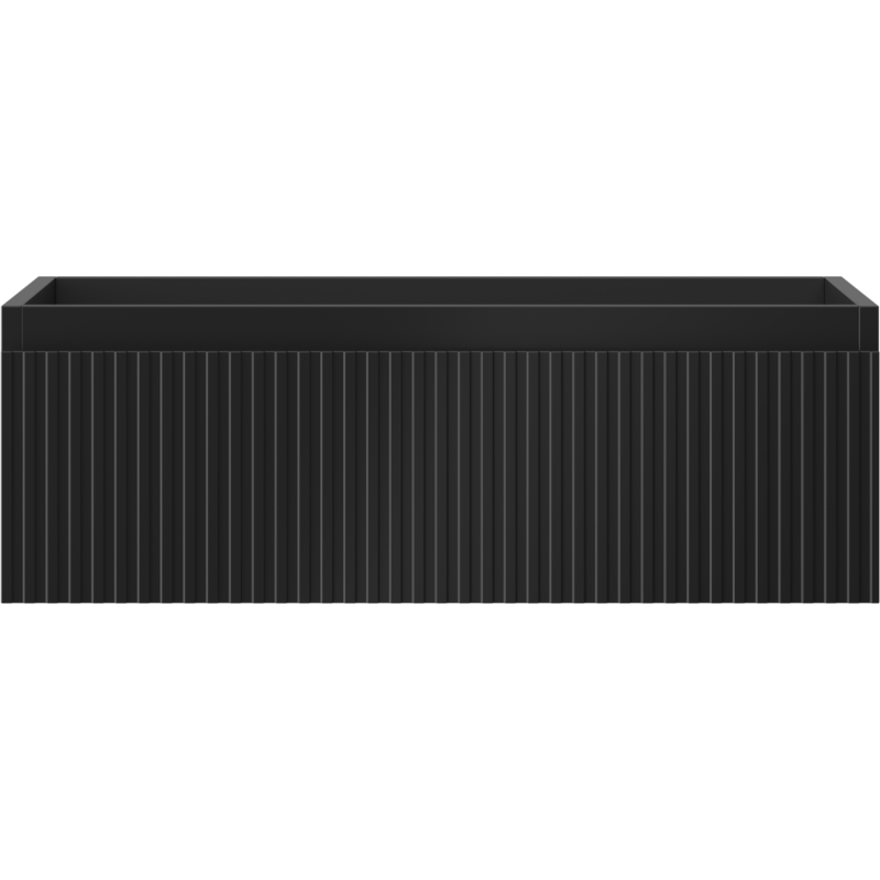 Mexen Rivel dulap de baie sub lavoar 70 cm, 1 sertar, riflat, grafit mat - 91A20-07023-1-BF71