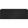 Mexen Rivel dulap baie sub chiuvetă 70 cm, 1 sertar, striat, grafit mat - 91A20-07023-1-BF71
