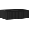 Mexen Rivel dulap baie sub chiuvetă 70 cm, 1 sertar, striat, grafit mat - 91A20-07023-1-BF71