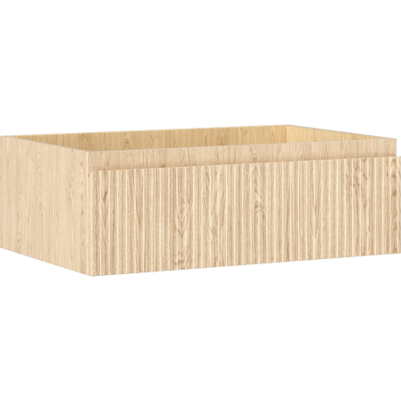 Mexen Rivel dulap de baie pentru lavoar 70 cm, 1 sertar, canelat, stejar - 91A20-07023-1-BF81