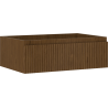 Mexen Rivel dulap baie sub lavoar 70 cm, 1 sertar, canelat, nuc - 91A20-07023-1-BF86
