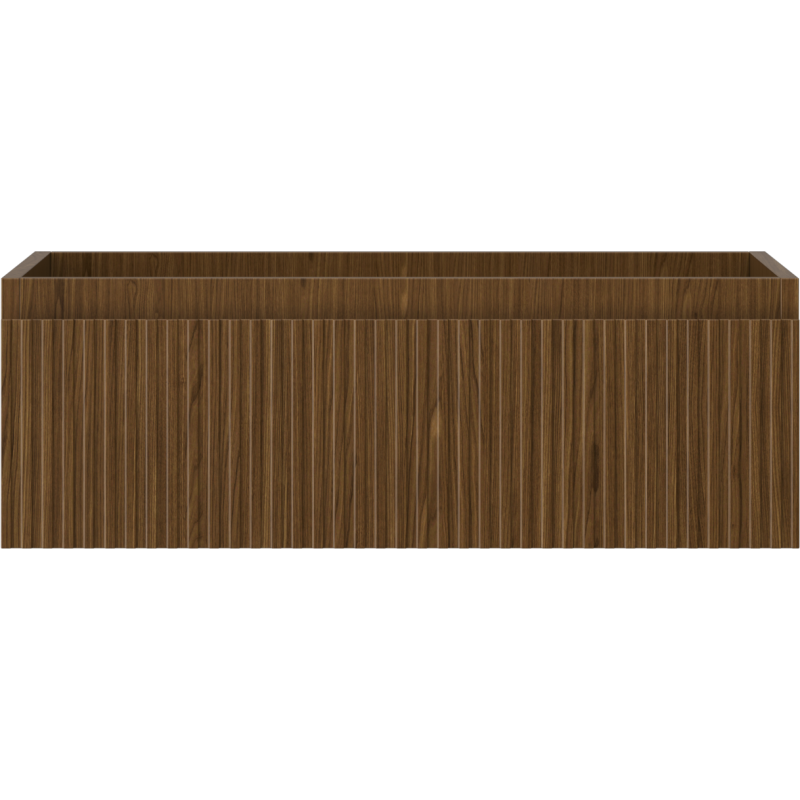 Mexen Rivel dulap baie sub chiuvetă 70 cm, 1 sertar, canelat, nuc - 91A20-07023-1-BF86