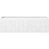 Dulap de baie Mexen Rivel sub lavoar 80 cm, 1 sertar, canelat, alb mat - 91A20-08023-1-BF01