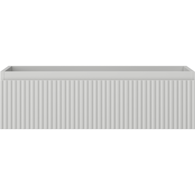 Mexen Rivel dulap baie sub lavoar 80 cm, 1 sertar, cu caneluri, gri mat - 91A20-08023-1-BF62