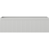 Mexen Rivel dulap baie pentru chiuvetă 80 cm, 1 sertar, canelat, gri mat - 91A20-08023-1-BF62