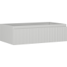 Mexen Rivel dulap baie pentru chiuvetă 80 cm, 1 sertar, canelat, gri mat - 91A20-08023-1-BF62