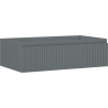 Dulap de baie Mexen Rivel sub chiuvetă 80 cm, 1 sertar, canelat, grafit mat - 91A20-08023-1-BF66
