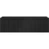 Mexen Rivel dulap baie sub chiuvetă 80 cm, 1 sertar, canelat, negru mat - 91A20-08023-1-BF71