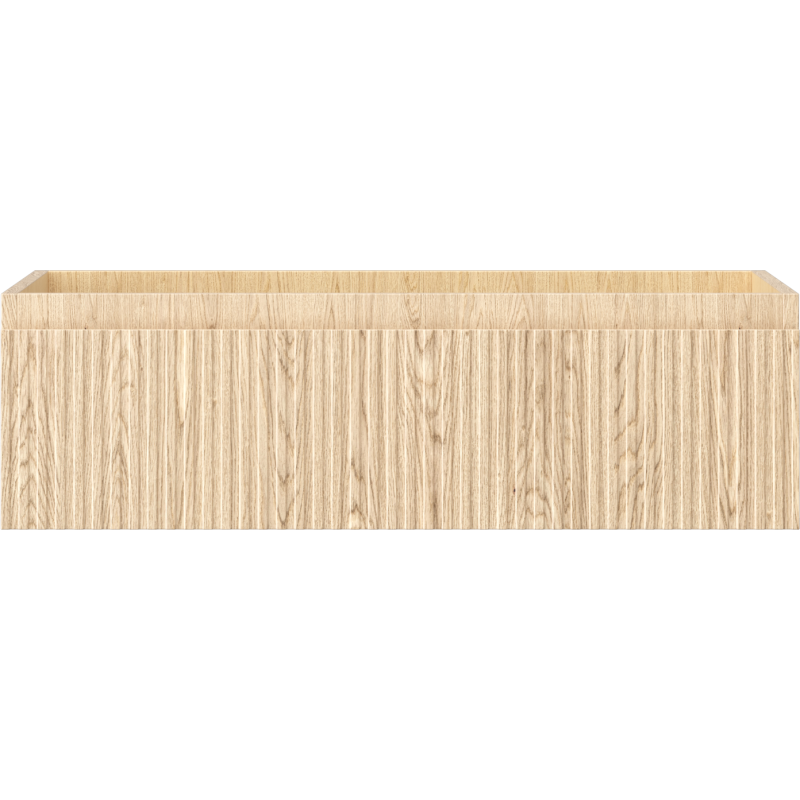 Mexen Rivel dulap baie sub lavoar 80 cm, 1 sertar, canelat, stejar - 91A20-08023-1-BF81