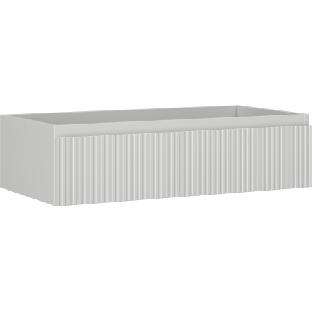 Mexen Rivel dulap baie pentru lavoar 90 cm, 1 sertar, canelat, gri mat - 91A20-09023-1-BF62