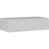 Mexen Rivel dulap baie sub lavoar 90 cm, 1 sertar, canelat, gri mat - 91A20-09023-1-BF62