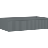 Mexen Rivel dulap baie sub chiuvetă 90 cm, 1 sertar, șanțuri, grafit mat - 91A20-09023-1-BF66