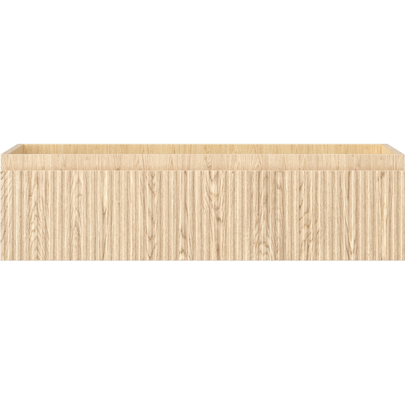 Mexen Rivel fürdőszobai mosdószekrény 90 cm, 1 fiók, barázdált, tölgy - 91A20-09023-1-BF81