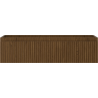 Mexen Rivel dulap baie sub chiuvetă 90 cm, 1 sertar, canelat, nuc - 91A20-09023-1-BF86