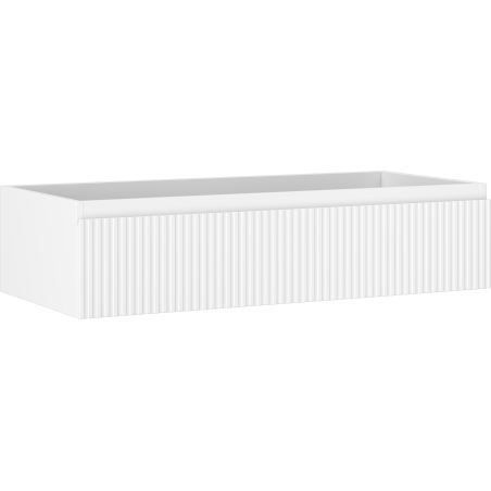 Mexen Rivel dulap baie sub lavoar 100 cm, 1 sertar, ripsat, alb mat - 91A20-10023-1-BF01