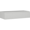 Mexen Rivel dulap baie sub lavoar 100 cm, 1 sertar, cu profiluri, gri mat - 91A20-10023-1-BF62