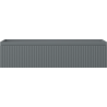 Mexen Rivel dulap baie sub lavoar 100 cm, 1 sertar, riflat, grafit mat - 91A20-10023-1-BF66