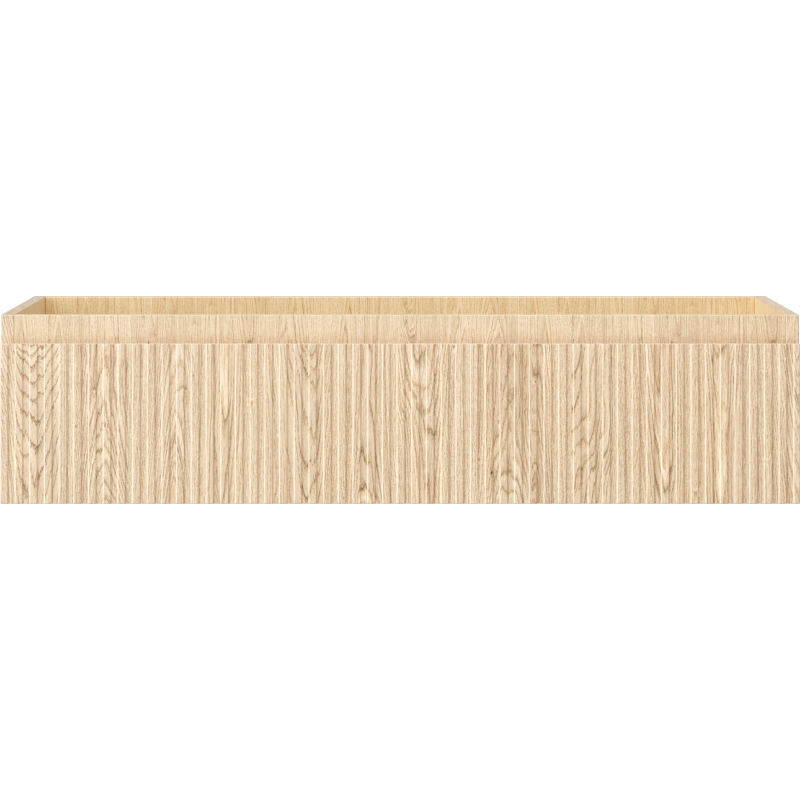 Mexen Rivel dulap baie pentru lavoar 100 cm, 1 sertar, canelat, stejar - 91A20-10023-1-BF81