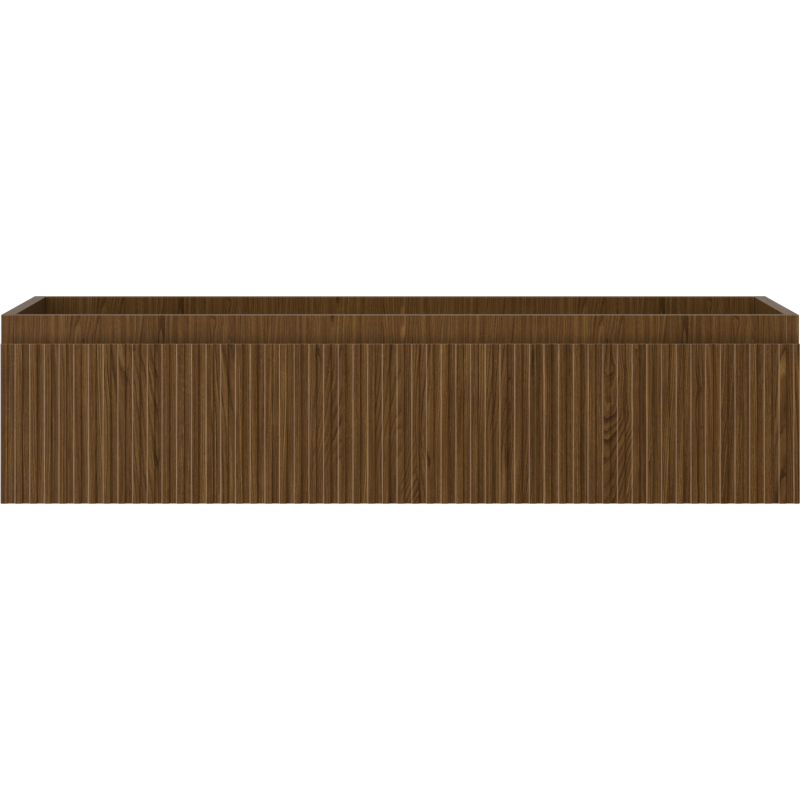 Mexen Rivel dulap baie sub chiuvetă 100 cm, 1 sertar, finisaj canelat, nuc - 91A20-10023-1-BF86