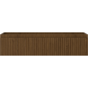 Mexen Rivel dulap baie sub chiuvetă 100 cm, 1 sertar, canelat, nuc - 91A20-10023-1-BF86