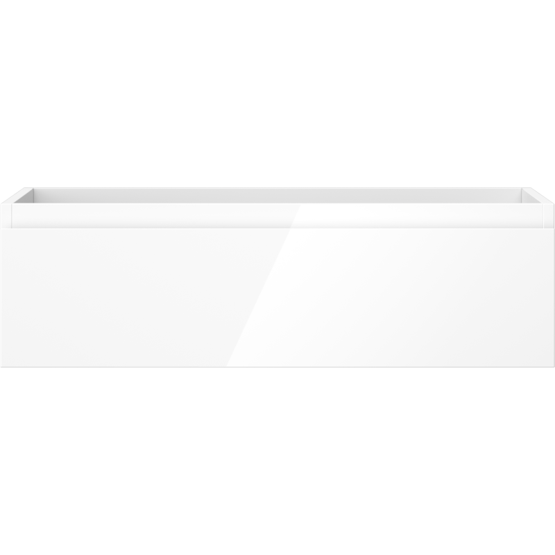 Mexen Orio dulap de baie suspendat 80 cm, 1 sertar, alb lucios - 91A10-08023-1-BF00