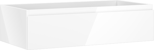 Mexen Orio dulap baie sub chiuvetă 90 cm, 1 sertar, alb lucios - 91A10-09023-1-BF00