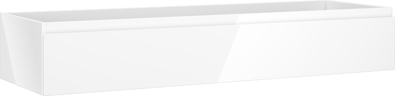 Mexen Orio dulap baie sub chiuvetă 140 cm, 1 sertar, alb lucios - 91A10-14023-1-BF00