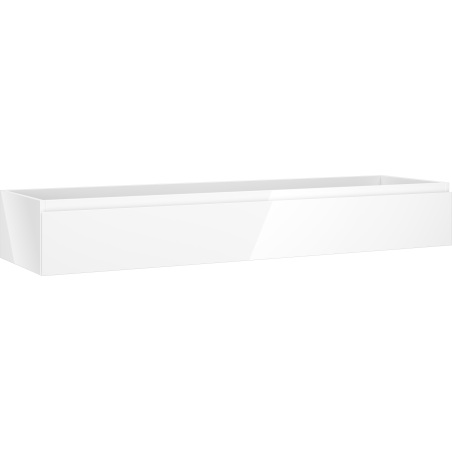 Mexen Orio fürdőszobai mosdószekrény 160 cm, 1 fiók, fényes fehér - 91A10-16023-1-BF00
