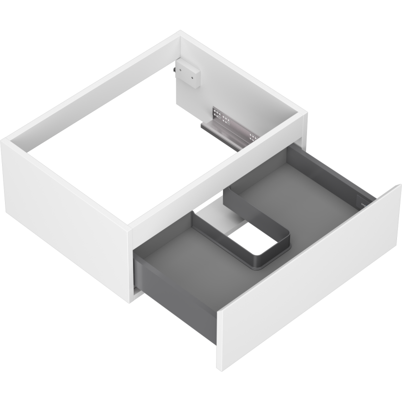 Mexen Orio dulap baie sub lavoar 60 cm, 1 sertar, alb mat - 91A10-06023-1-BF01