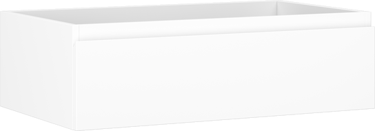 Mexen Orio fürdőszobai mosdószekrény 80 cm, 1 fiók, fehér matt - 91A10-08023-1-BF01