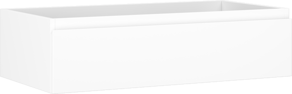 Mexen Orio dulap baie sub chiuvetă 90 cm, 1 sertar, alb mat - 91A10-09023-1-BF01