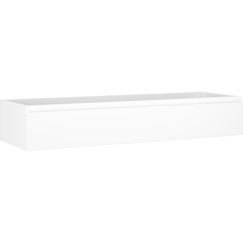 Dulap Mexen Orio pentru baie sub lavoar 140 cm, 1 sertar, alb mat - 91A10-14023-1-BF01