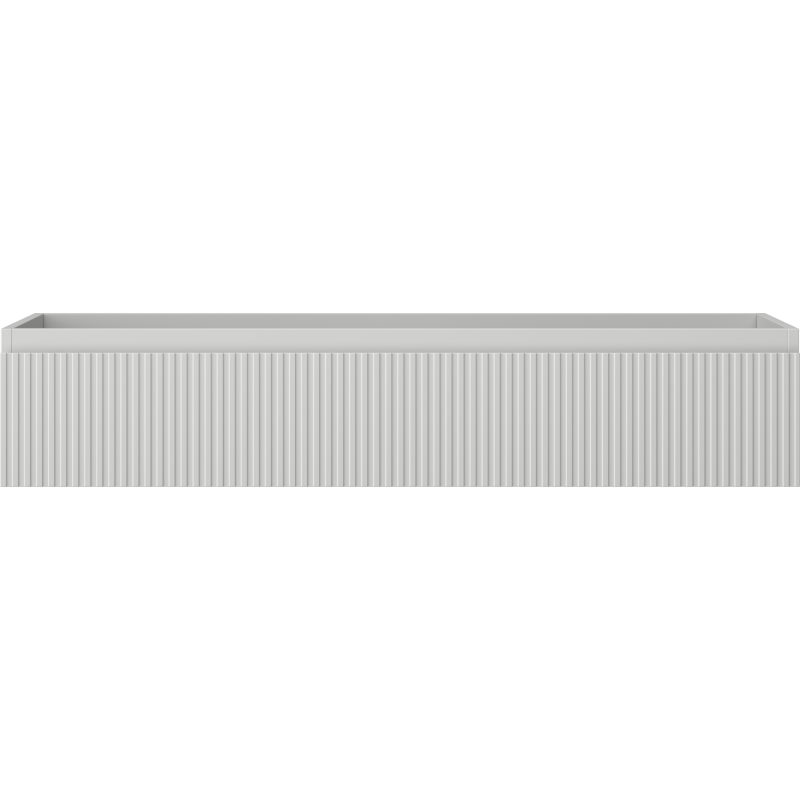 Mexen Rivel dulap pentru baie sub lavoar 120 cm, 1 sertar, cu nervuri, gri mat - 91A20-12023-1-BF62