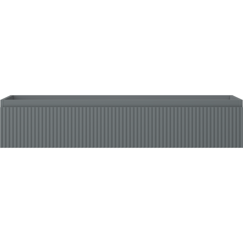 Mexen Rivel dulap baie de sub lavoar 120 cm, 1 sertar, canelat, gri mat - 91A20-12023-1-BF66