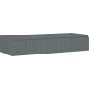 Mexen Rivel dulap baie sub lavoar 120 cm, 1 sertar, canelat, gri mat - 91A20-12023-1-BF66