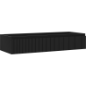 Mexen Rivel dulap baie sub chiuvetă 120 cm, 1 sertar, canelat, negru mat - 91A20-12023-1-BF71
