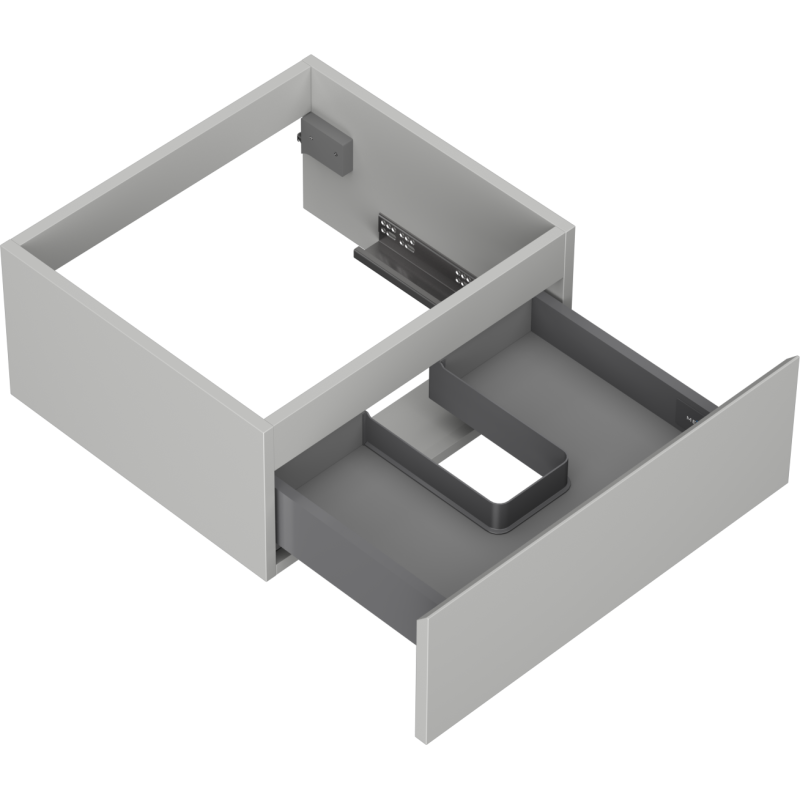 Mexen Orio dulap de baie sub lavoar 50 cm, 1 sertar, gri mat - 91A10-05023-1-BF62