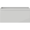 Mexen Orio dulap pentru chiuvetă 50 cm, 1 sertar, gri mat- 91A10-05023-1-BF62