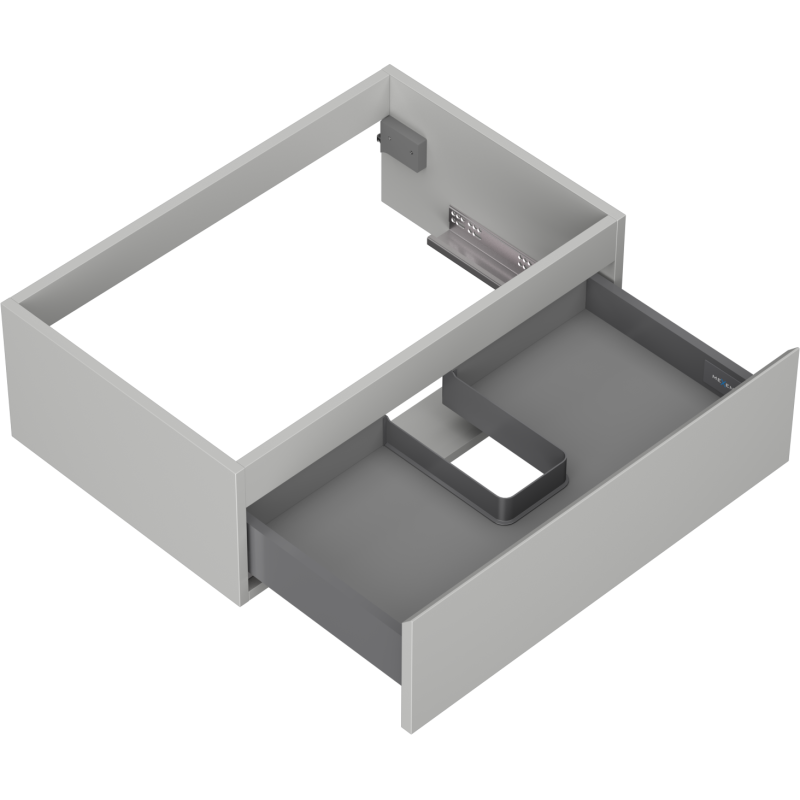 Mexen Orio dulap de baie sub chiuvetă 70 cm, 1 sertar, gri mat - 91A10-07023-1-BF62
