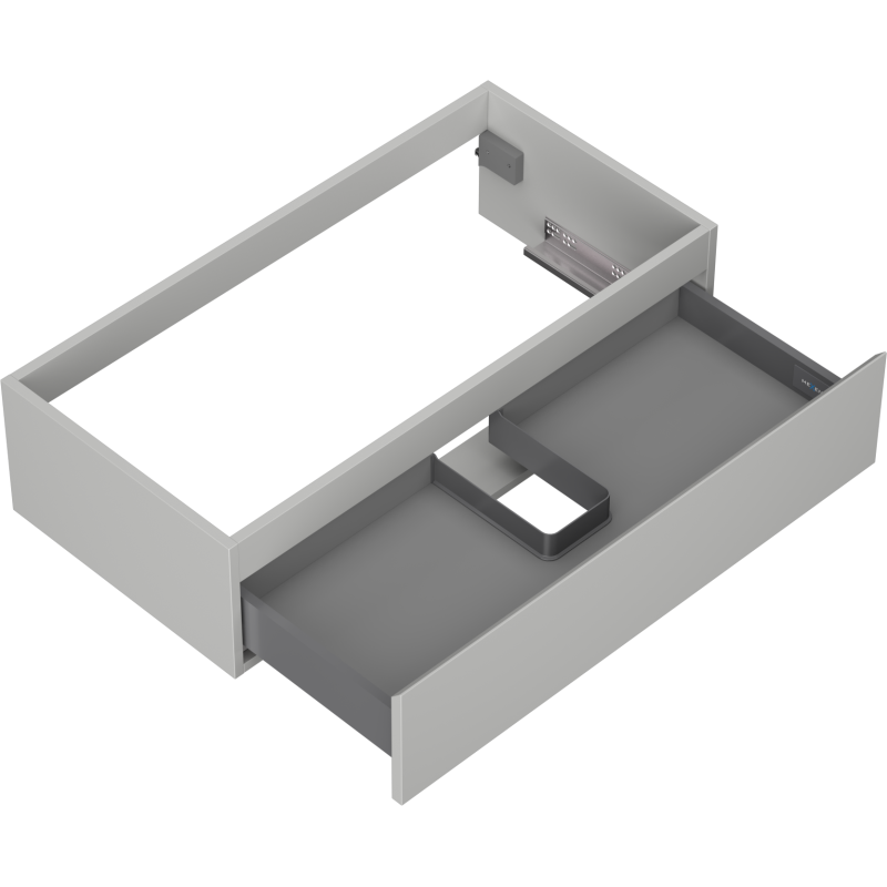 Mexen Orio dulap baie sub lavoar 90 cm, 1 sertar, gri mat - 91A10-09023-1-BF62