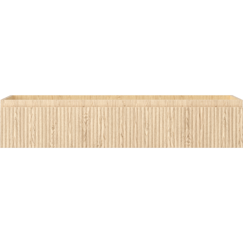 Mexen Rivel dulap baie sub chiuvetă 120 cm, 1 sertar, canelat, stejar - 91A20-12023-1-BF81