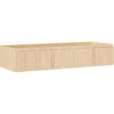 Mexen Rivel dulap baie sub chiuvetă 120 cm, 1 sertar, canelat, stejar - 91A20-12023-1-BF81