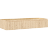 Mexen Rivel fürdőszobai mosdószekrény 120 cm, 1 fiók, bordázott, tölgy - 91A20-12023-1-BF81