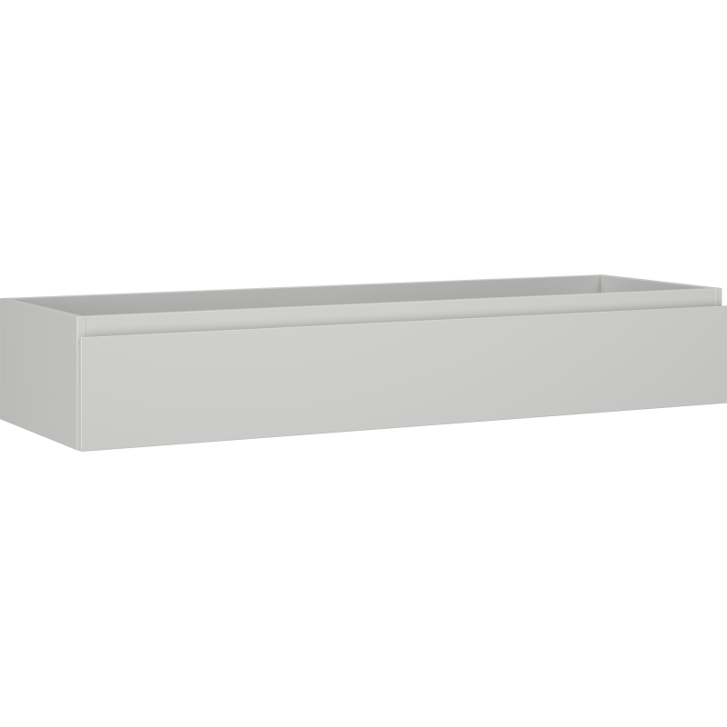 Mexen Orio fürdőszobai szekrény mosdó alá 140 cm, 1 fiók, szürke matt - 91A10-14023-1-BF62
