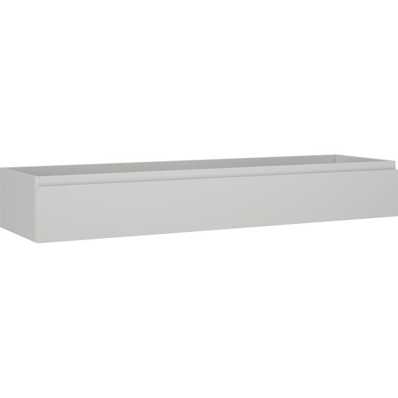 Mexen Orio fürdőszobai mosdószekrény 160 cm, 1 fiók, szürke matt - 91A10-16023-1-BF62