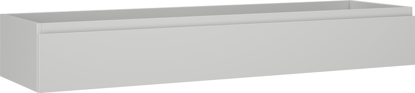 Mexen Orio dulap baie sub lavoar 160 cm, 1 sertar, gri mat - 91A10-16023-1-BF62